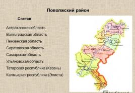 Ekonomski i geografski položaj regije Volga