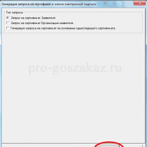 Podpis elektroniczny (EDS) dla Portalu Dostawców Uzyskanie podpisu elektronicznego dla Ustawy Federalnej 44 w Ministerstwie Skarbu